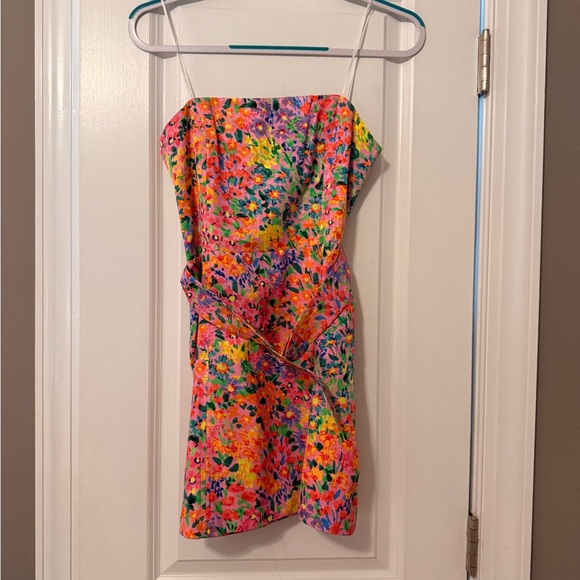 Amanda Uprichard Multicolor Floral Dress - Picture 1 of 3